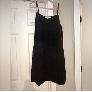 LOFT Black Sleeveless Sun Dress NWT